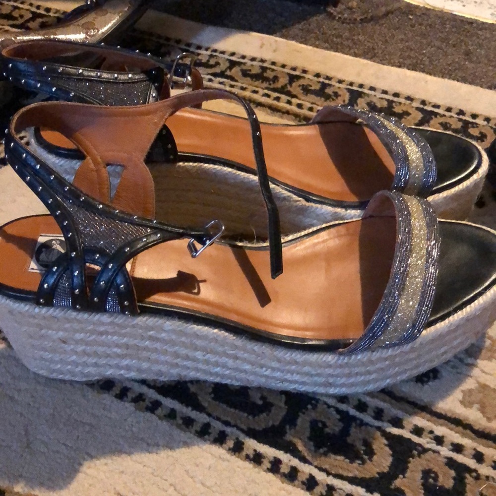 Lanvin wedge heels. Excellent used condition.